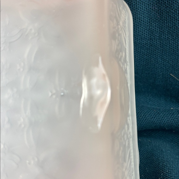 Indiana Glass Pink Frosted Trinket Box - Picture 5 of 8